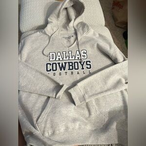 Dallas Cowboys Gray V-Neck Sweater